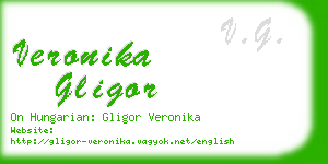 veronika gligor business card